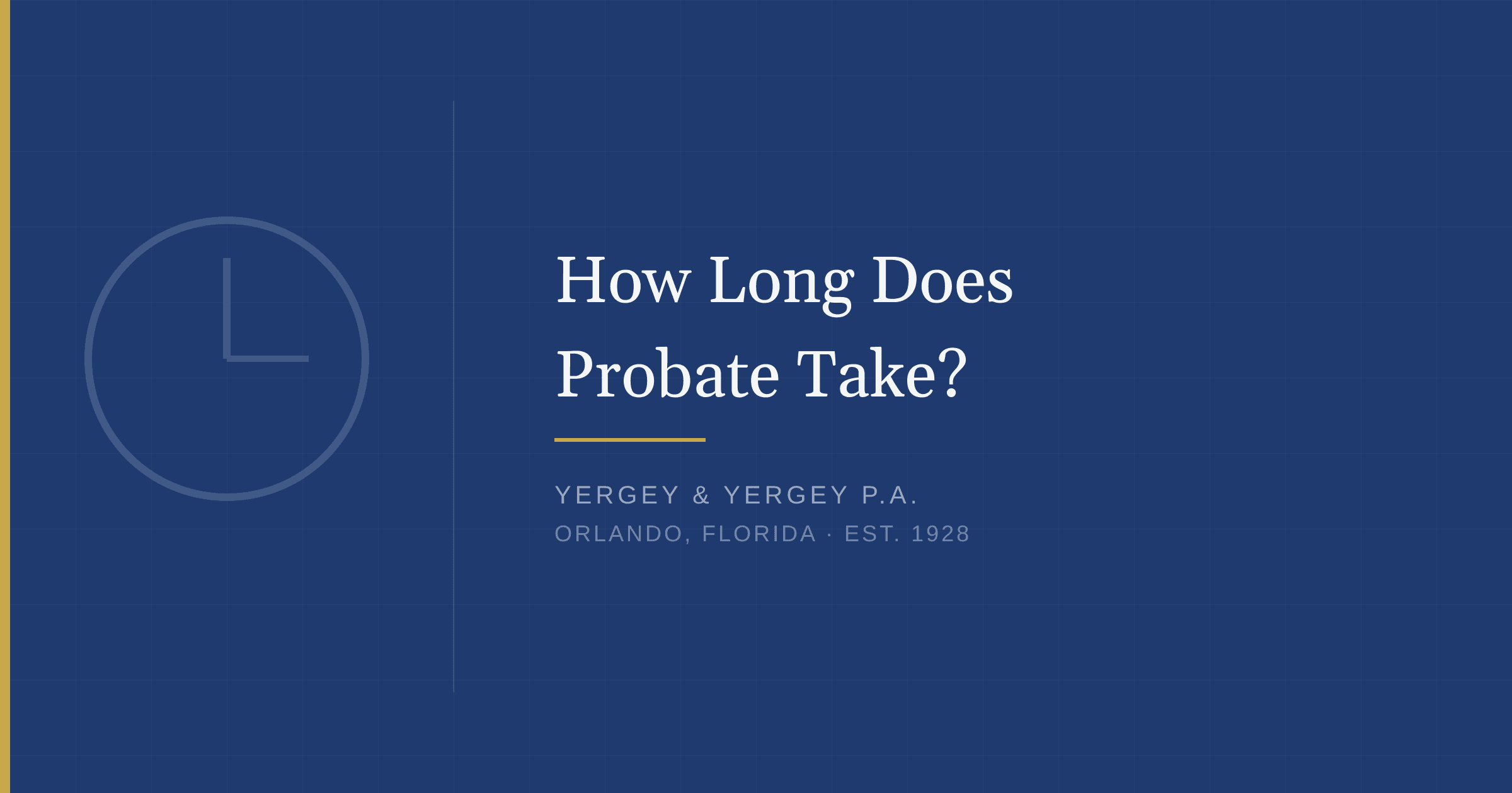 Title card: "How Long Does Probate Take?"